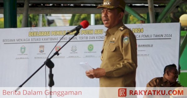 Pemkot Parepare dan Polres Parepare Gelar Deklarasi Pemilu Damai Putih Abu-Abu