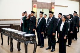 Lantik PPNS, MPDN dan Notaris Pengganti, Liberti Sitinjak Berpesan Jaga Netralitas