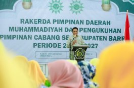 Bupati Barru Buka Rakerda PD Muhammadiyah, Tekankan Pentingnya Perencanaan Strategis