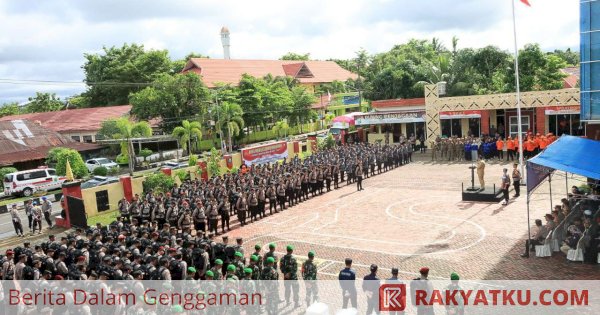 Pasukan Pengamanan TPS - Logistik Pemilu di Barru Mulai Disebar