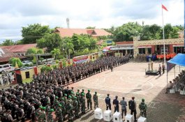 Pasukan Pengamanan TPS-Logistik Pemilu 2024 di Barru Mulai Disebar