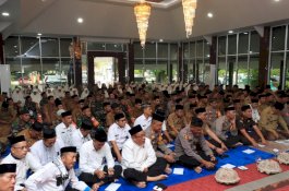 Pemkab Barru Bersama Forkopimda Gelar Zikir dan Doa Kebangsaan Sukseskan Pemilu