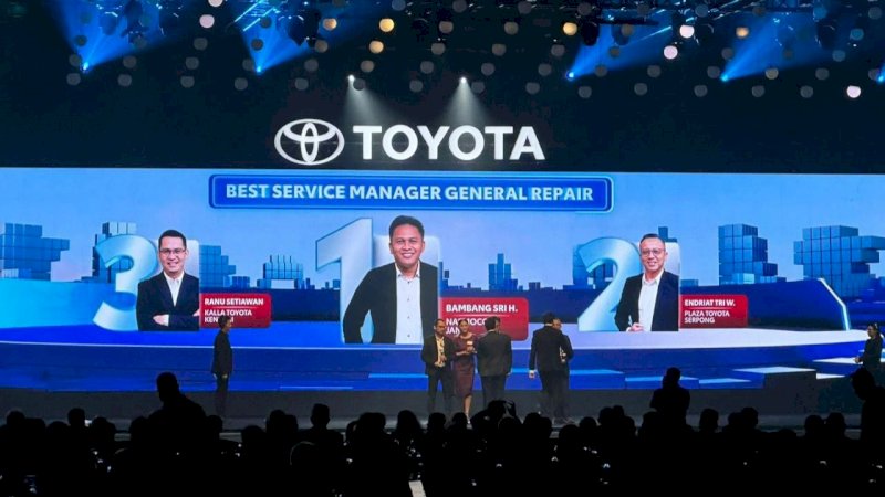 Kalla Toyota kembali menjadi Top 3 Best National Service Manager General Repair 