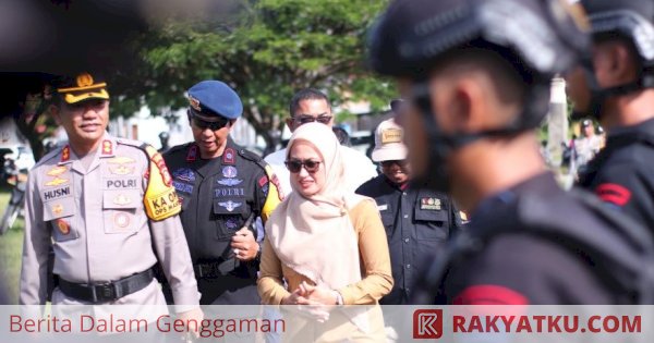 Ratusan Personel Gabungan Siap Amankan Pemilu, Pemkab Luwu Utara Siapkan Ambulans