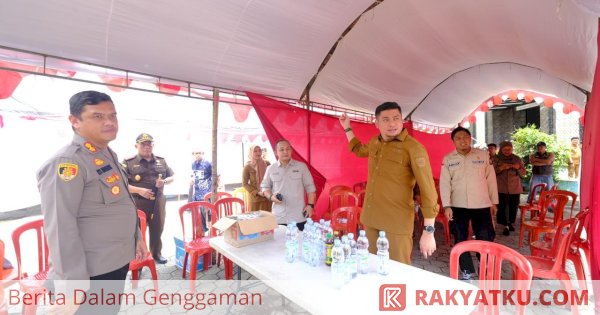 Bupati Gowa dan Forkopimda Tinjau TPS Pemilu 2024