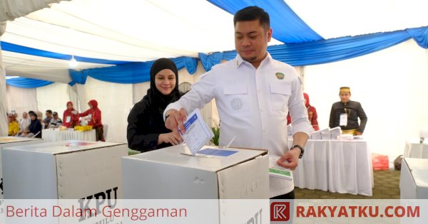 Bupati Gowa Nyoblos di Dekat Rujab, Wabup di Kampung Halaman