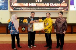 Pemprov Sulsel Raih Penghargaan Meritokrasi Kategori Sangat Baik
