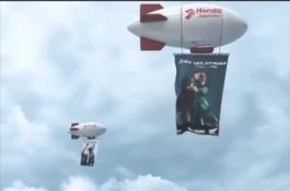 Ada Balon Udara Honda Hiasi Langit kota Makassar
