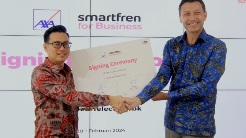 Smartfren resmi bekerjasama dengan Axa insurance 