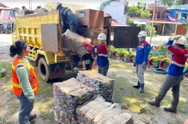 HPSN 2024, PT Vale Donasi 2.000 Kg Sampah Terpilah ke Bank Sampah