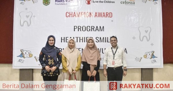 Enam SD di Luwu Utara Terima Champion Awards Program Healthier Smiles