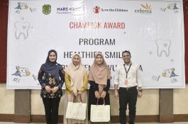 Enam SD di Luwu Utara Terima Champion Awards Program Healthier Smiles