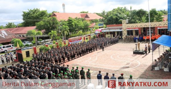 Polres Barru Siagakan Ratusan Personel Jaga Pemungutan Suara Ulang