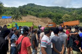 Warga Barru Protes Tambang Galian C Ganggu Ketenangan