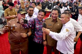 Pj Gubernur dan Kapolda Sulsel Silaturahmi dengan Apdesi, Kuatkan Kemitraan Pembangunan