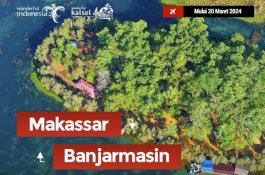 Penerbangan Rute Makassar - Banjarmasin Secara Resmi Dibuka