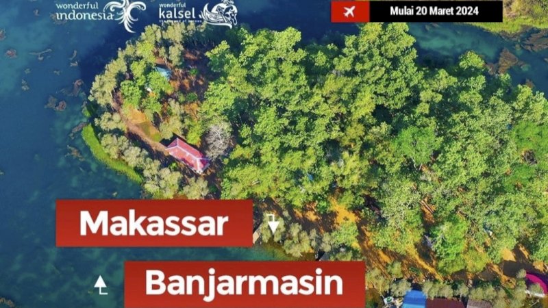 Penerbangan Rute Makassar - Banjarmasin Secara Resmi Dibuka