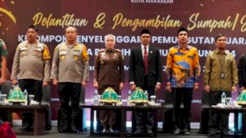 Ketua DPRD Hadiri Pelantikan KPPS se Kota Makassar