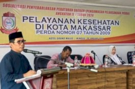Muchlis Misbah Sosialisasi Perda Pelayanan Kesehatan di Kota Makassar
