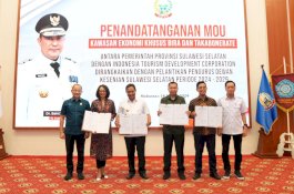 Pemprov Sulsel - ITDC Teken MoU KEK Bira - Takabonerate