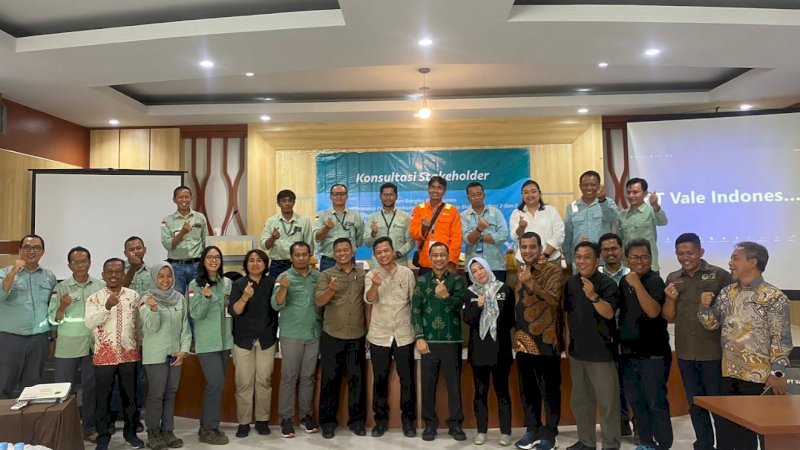 Konsultasi stakeholder PT Vale Indonesia berlangsung hybrid di Hotel Metro, Bungku Tengah, Morowali, Jumat (8/3/2024). (Foto: PT Vale Indonesia)