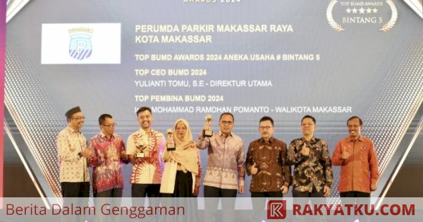 Pemkot Makassar Raih Lima Penghargaan Top BUMD 2024