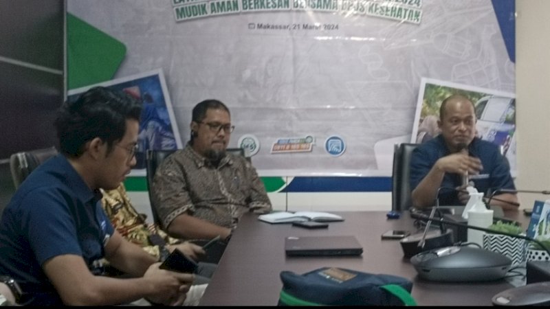 Kacab BPJS Kwsehatan Makassar dan Sekdis Kesehatan Makassar akan siapkan Posko layanan kesehatan selama cuti libur lebaran