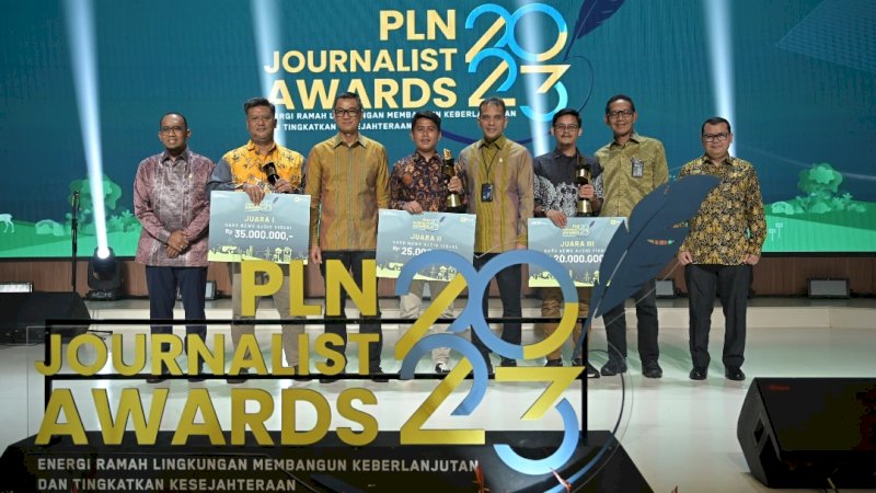 PLN beri apresiasi untuk karya jurnalis. Makassar sabut 2 juara