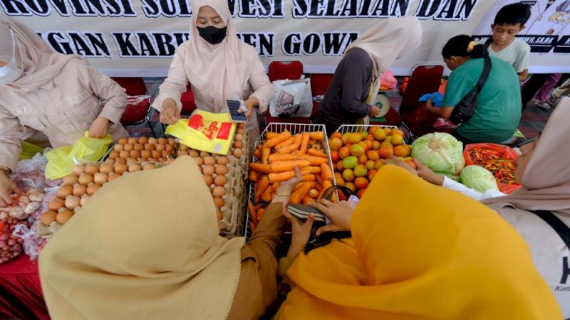 Gerakan Pangan Murah di Gowa Bantu Ringankan Pengeluaran Warga