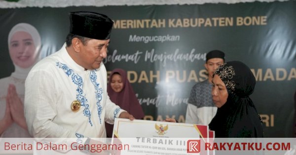 Peringatan Nuzululqur’an di Bone, Pemprov Sulsel Berbagi Bahagia dan Penghargaan