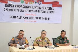 Rakor Lintas Sektoral Kabupaten Barru Siapkan Pengamanan Idul Fitri 2024