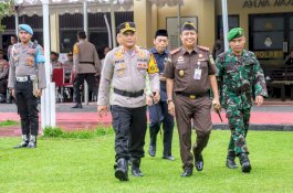Kapolres Wajo Pimpin Apel Operasi Ketupat 2024, Pengamanan Hari Raya Idul Fitri