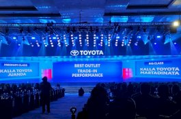 Selamat Kalla Toyota Juanda dan Martadinata Raih Penghargaan Best Outlet Trade-in Performance Di Toyota Dealer Convention 2024