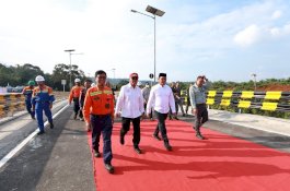 Resmikan Jalan Layang Terpanjang di Lutim, Bupati: Dorong Pertumbuhan Ekonomi