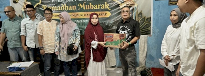 Perumda Air Minum Kota Makassar Terus Menebar Kebaikan di Bulan Ramadan