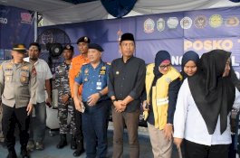 Pj Wali Kota Parepare Akbar Ali Pantau Posko Arus Mudik Lebaran 