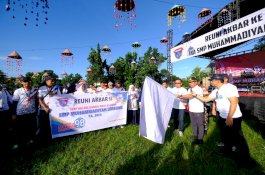 Wabup Gowa Lepas Peserta Jalan Santai IKA SMP Muhammadiyah