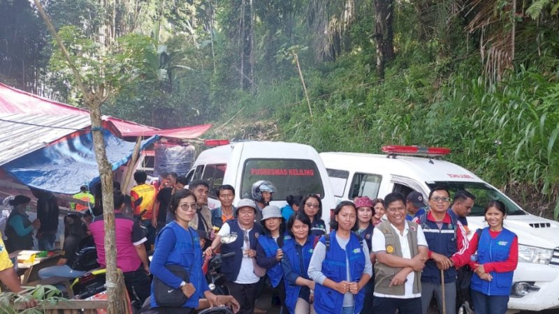 Dinas Kesehatan Sulsel Kirim Bantuan untuk Korban Tanah Longsor di Tana Toraja