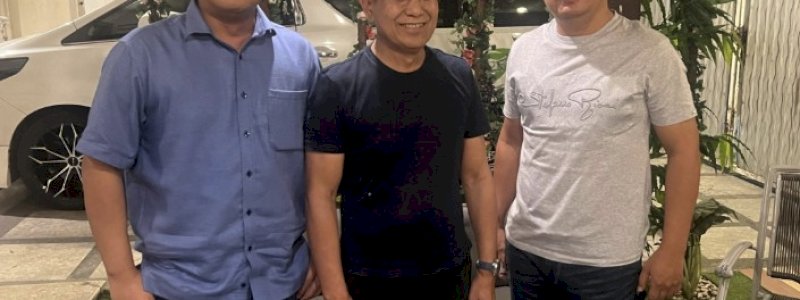 Rusdi Masse, AIA dan Rudal Bertemu Bahas Pemilihan Wali Kota Makassar