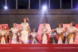 700 Peserta Karnaval Budaya Hibur Tamu PSBM Rangkaian Peringatan Hari Kebudayaan Makassar 