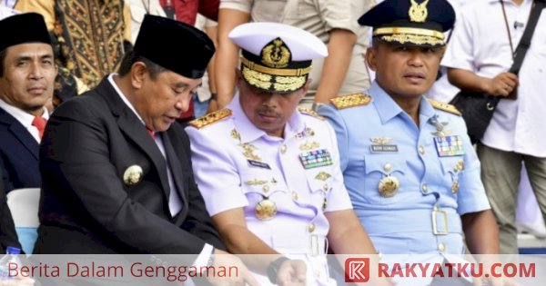 Serah Terima Jabatan Komandan Lantamal VI Makassar Dihadiri Penjabat Gubernur Sulsel