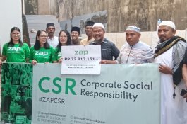 Zap Klinik Gelar Pemeriksaan Kesehatan Gratis di Masjid Nurul Jamaah Malengkeri. Bagikan 100 Sembako dan Sumbangan Rp72,813,151