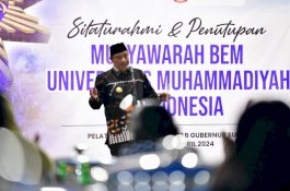 Atasi Pemanasan Global, Pj Gubernur Sulsel Ajak BEM Unismuh se-Indonesia Tanam Pohon Serentak