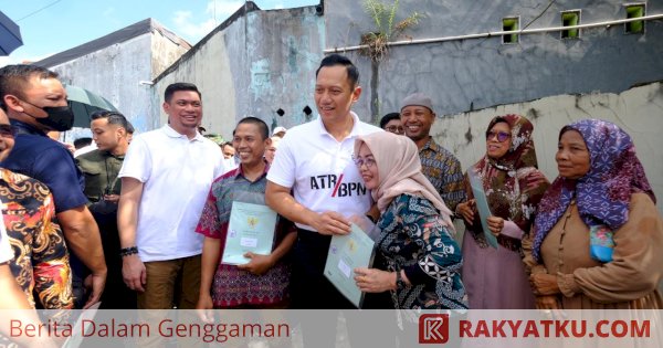 50 Warga Romang Polong Dapat Sertipikat Tanah Gratis