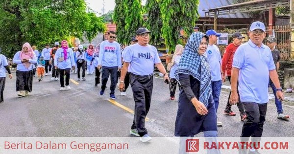 Meriahkan Peringatan Hardiknas 2024, Disdikbud Wajo Gelar Jalan Sehat dan Senam Massal