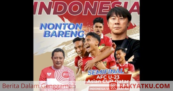 Nobar di Parepare, Pj Gubernur Bahtiar Ajak Masyarakat Sulsel Dukung Timnas Indonesia