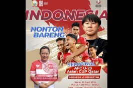 Nobar di Parepare, Pj Gubernur Bahtiar Ajak Masyarakat Sulsel Dukung Timnas Indonesia