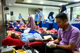 PDAM Makassar Gelar Donor Darah, Kumpulkan 46 Kantong 