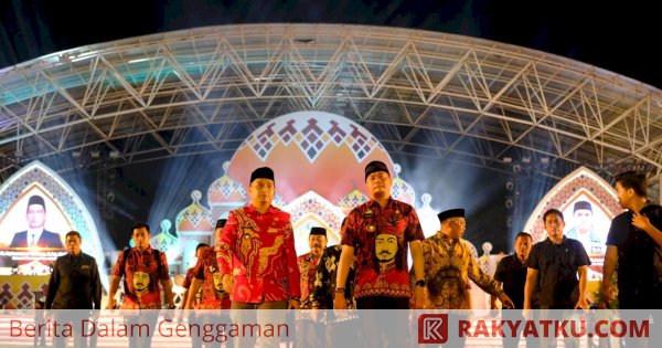 Pembukaan MTQ Sulsel, Adnan-Kio Beri Semangat ke Kontingen Gowa