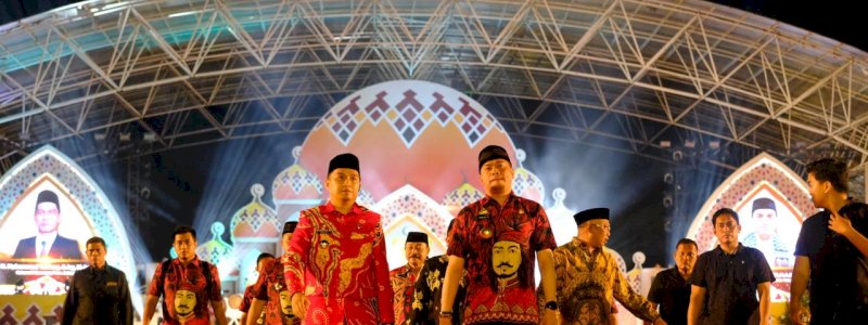 Pembukaan MTQ Sulsel, Adnan-Kio Beri Semangat ke Kontingen Gowa